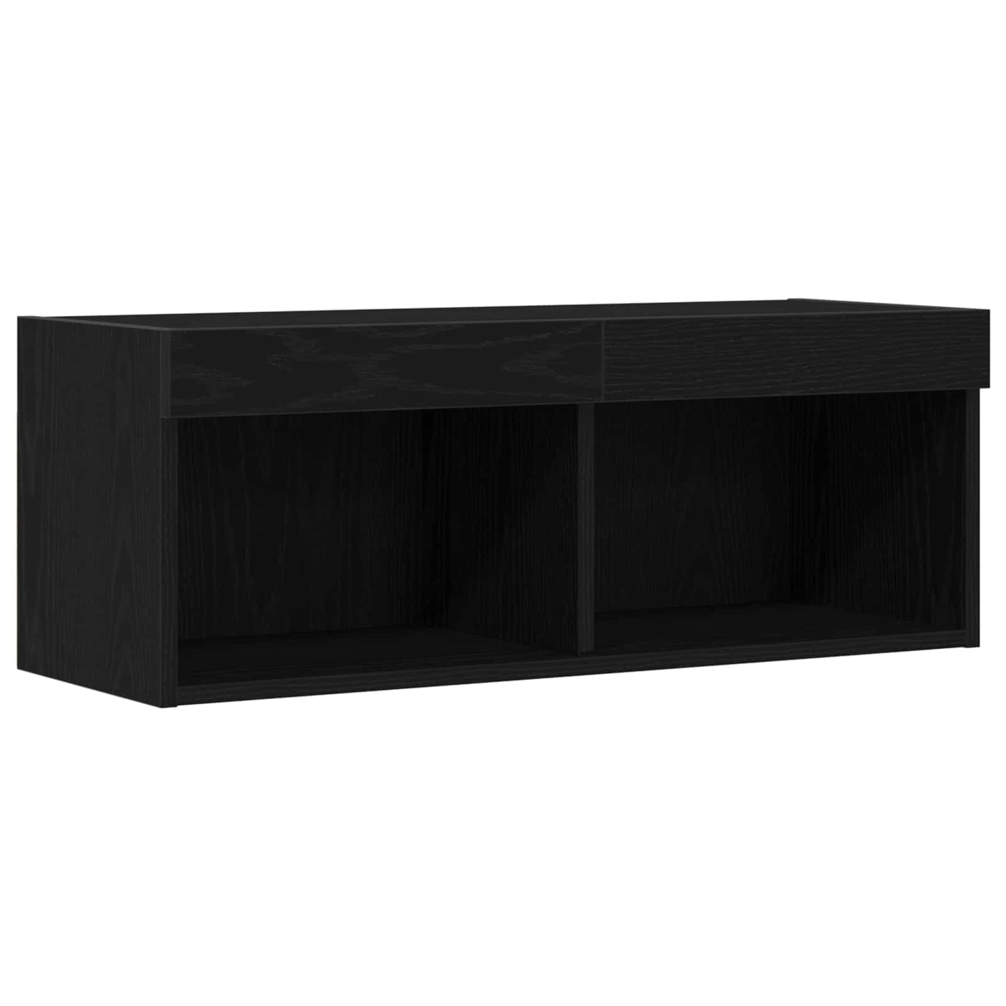 TV-Schrankset 80 x 30 x 30 cm Schwarz Eichen-Optik