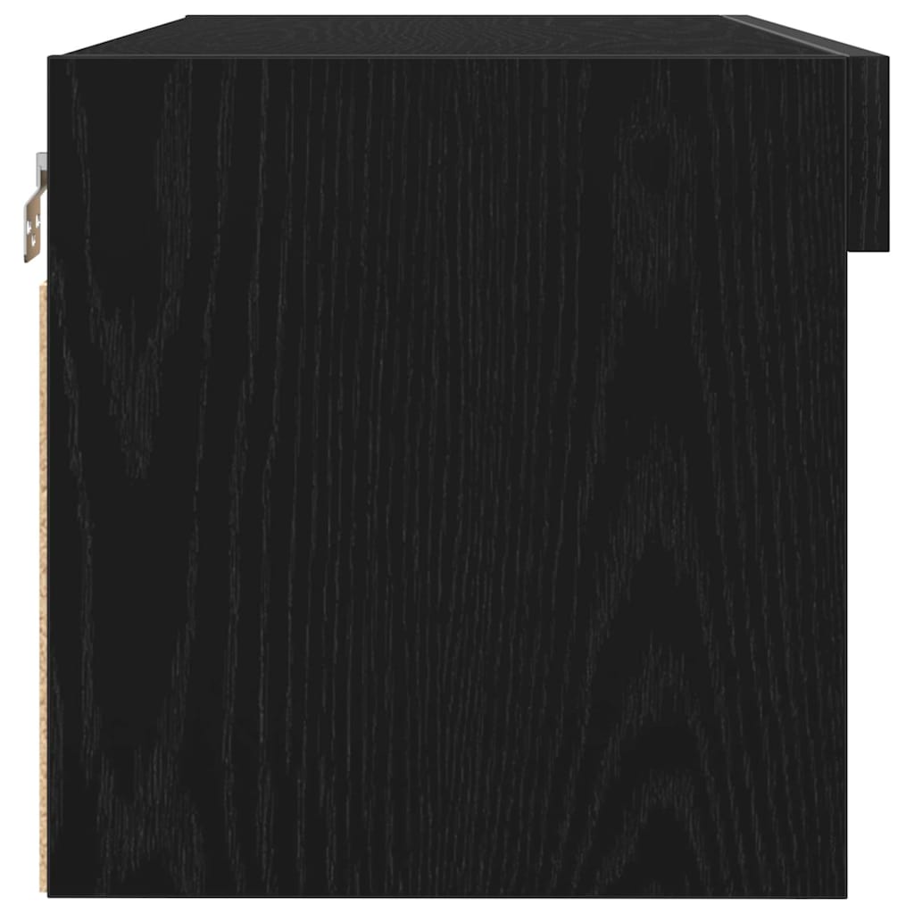 TV-Schrankset 80 x 30 x 30 cm Schwarz Eichen-Optik