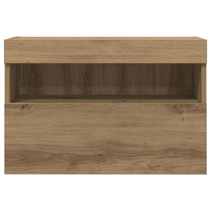 TV-Wandschrank 2 stk. Artisan-Eiche Holzwerkstoff