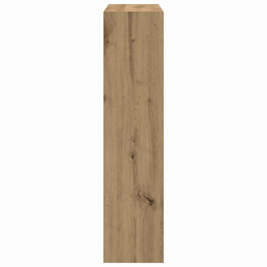 Schuhschrank Räuchereiche 80 x 21 x 87.5 cm Holzwerkstoff