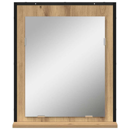 Spiegel Artisan-Eiche 50 x 12 x 60 cm Glas und engineered Holz