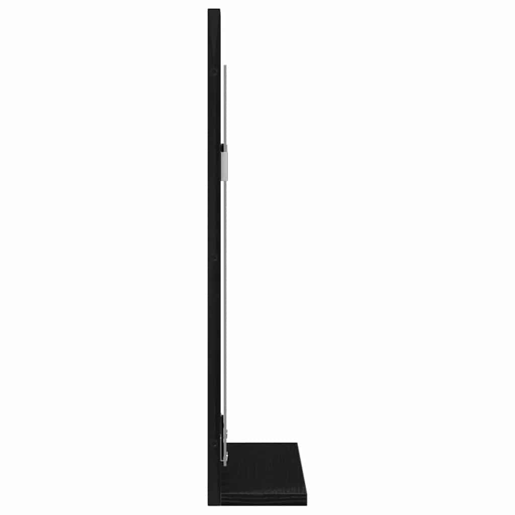 Spiegel Schwarz Eichen-Optik 50 x 12 x 60 cm