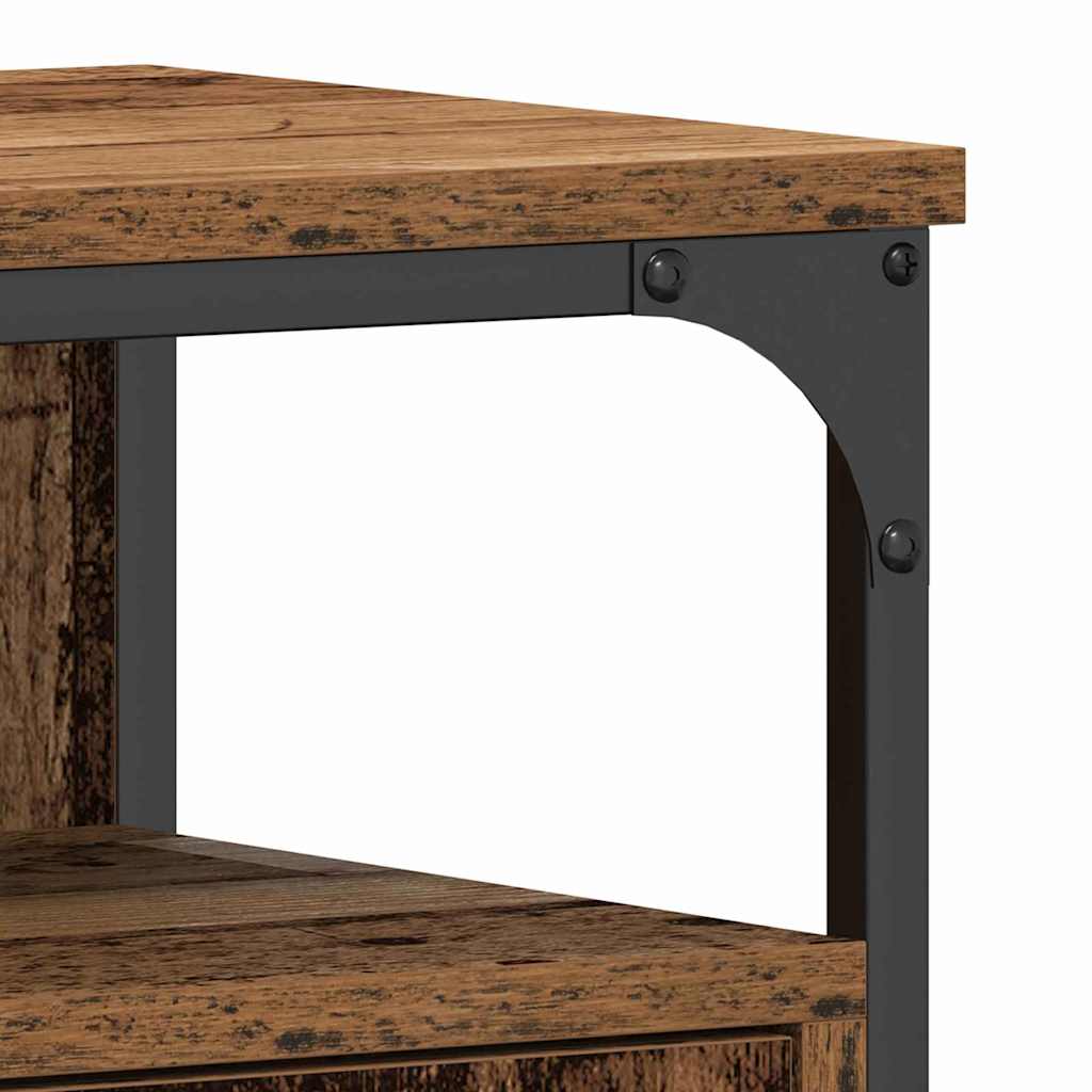 Waschbeckenunterschrank Altholz 80 x 30 x 60 cm Holzwerkstoff