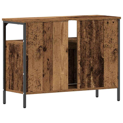 Waschbeckenschrank Altholz 80 x 30 x 60 cm Holzwerkstoff