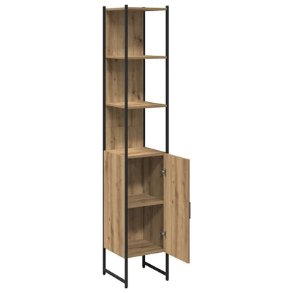 Badezimmerschrank Artisan-Eiche 33 x 33 x 185,5 cm
