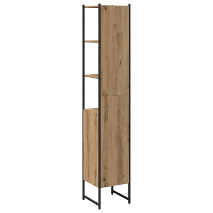 Badezimmerschrank Artisan-Eiche 33 x 33 x 185,5 cm
