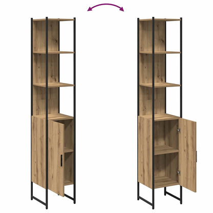 Badezimmerschrank Artisan-Eiche 33 x 33 x 185,5 cm