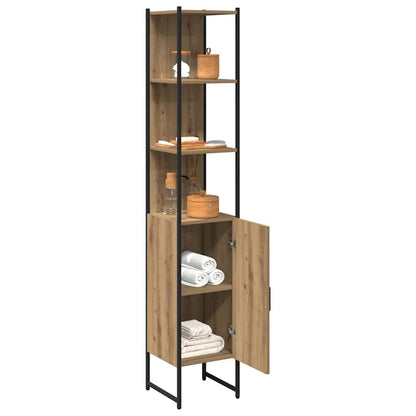 Badezimmerschrank Artisan-Eiche 33 x 33 x 185,5 cm