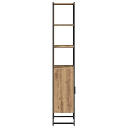 Badezimmerschrank Artisan-Eiche 33 x 33 x 185,5 cm