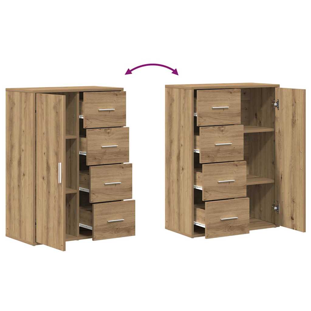 Sideboard Artisan-Eiche 60 x 31 x 84 cm Holzwerkstoff