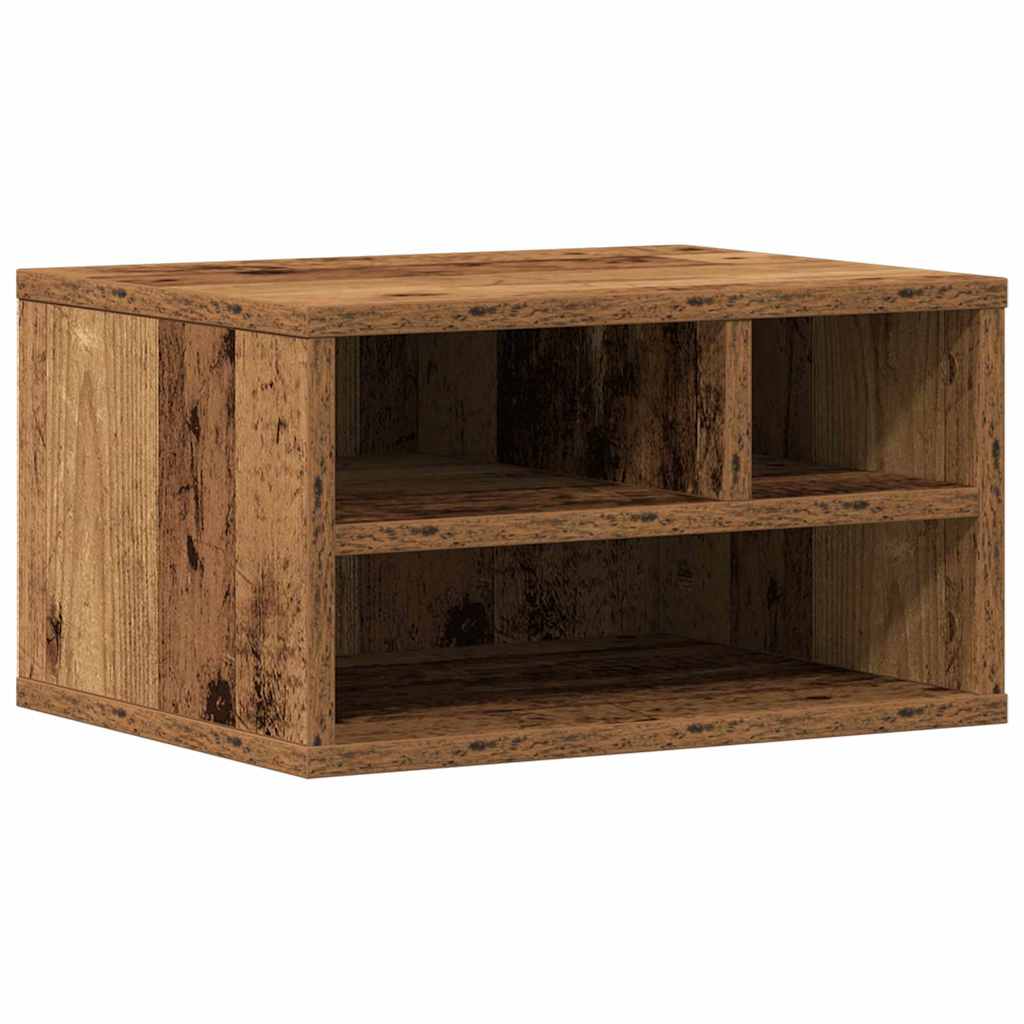 Druckerständer Altholz 40 x 32 x 22,5 cm Holzwerkstoff