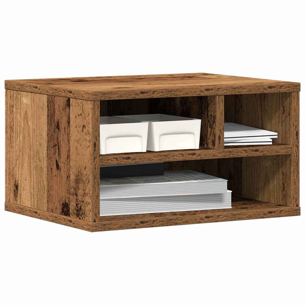 Druckerständer Altholz 40 x 32 x 22,5 cm Holzwerkstoff