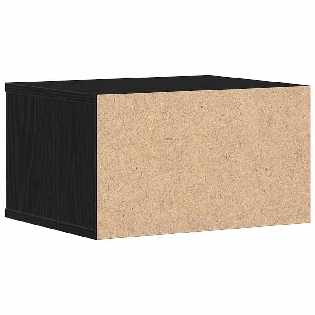 Druckerständer Schwarz Eichen-Optik 40 x 32 x 22,5 cm