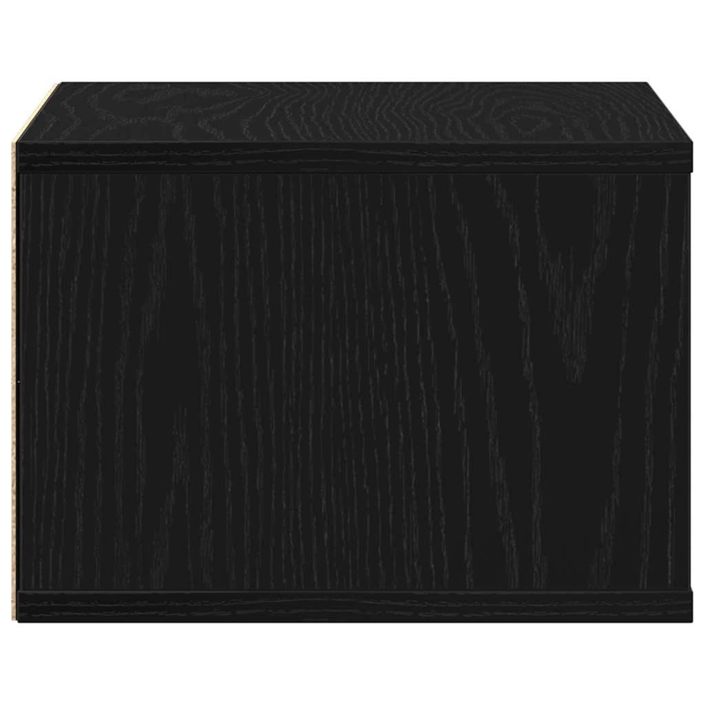 Druckerständer Schwarz Eichen-Optik 40 x 32 x 22,5 cm
