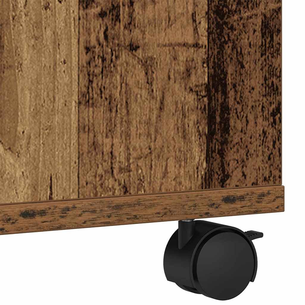 Druckerständer Altholz 41 x 32 x 34,5 cm Holzwerkstoff