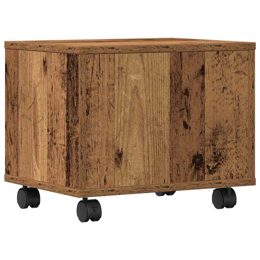Druckerständer Altholz 41 x 32 x 34,5 cm Holzwerkstoff