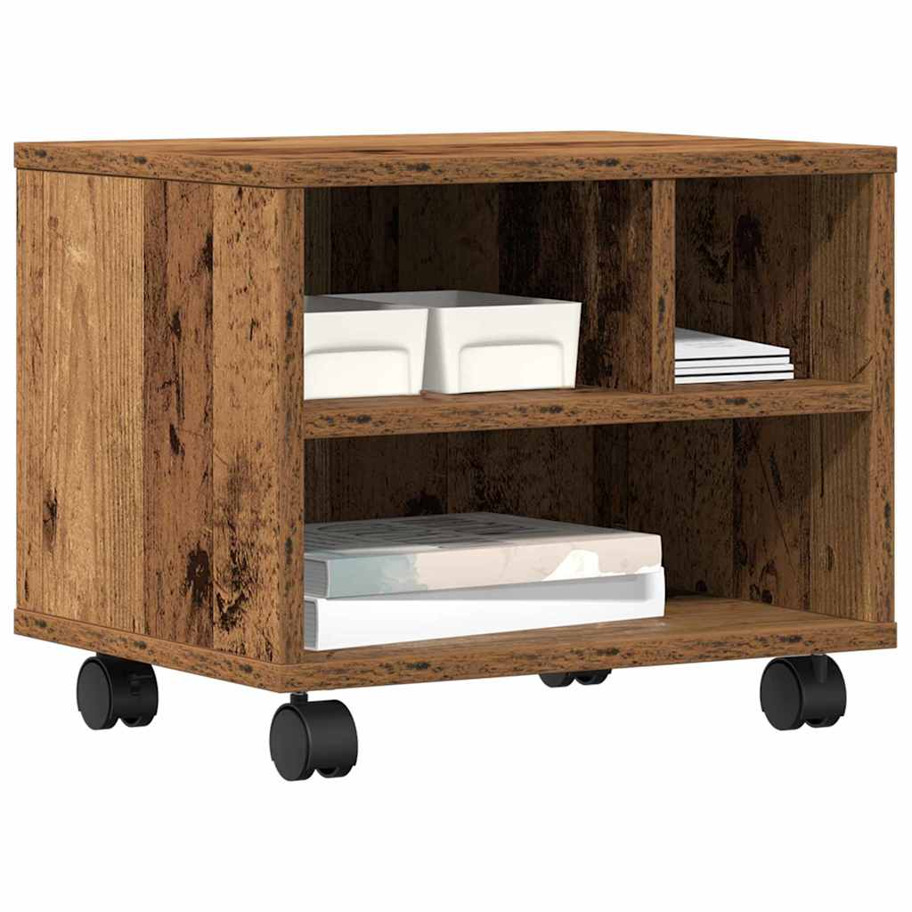 Druckerständer Altholz 41 x 32 x 34,5 cm Holzwerkstoff