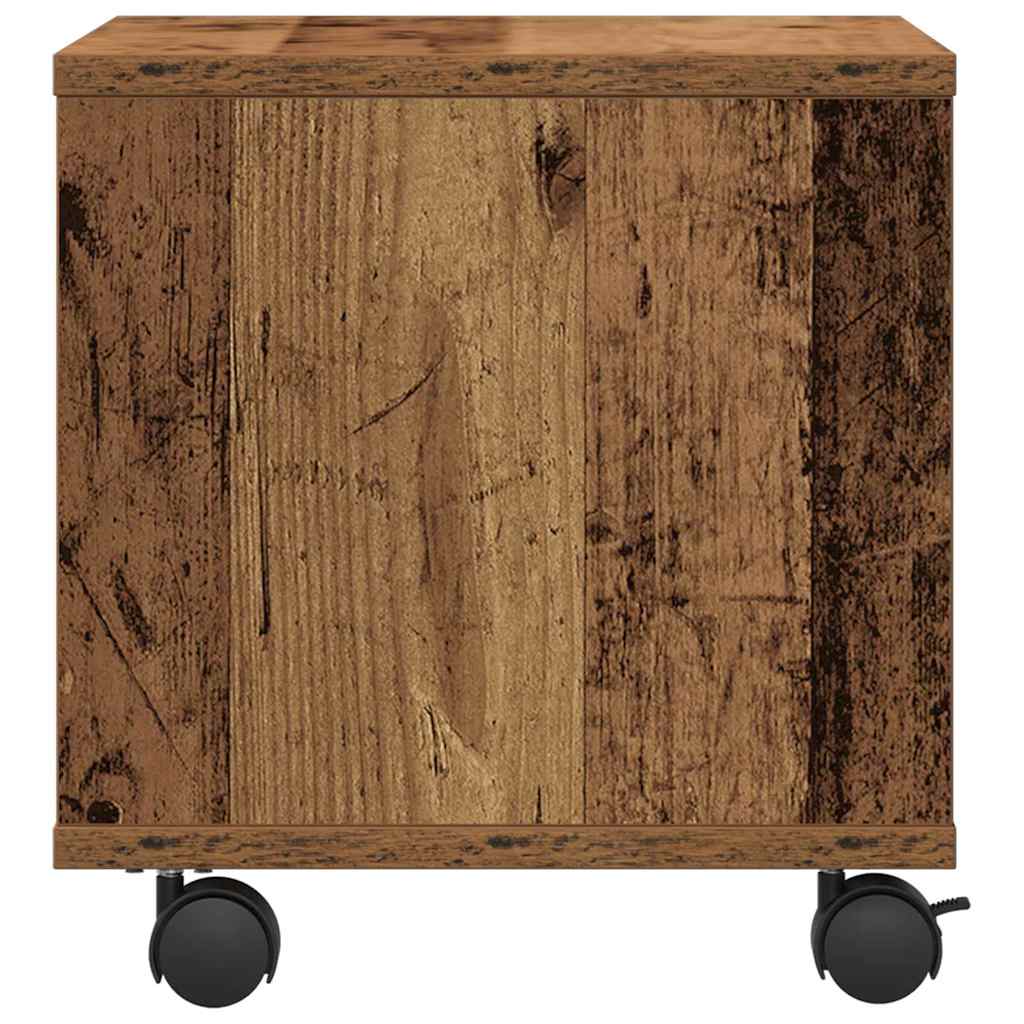 Druckerständer Altholz 41 x 32 x 34,5 cm Holzwerkstoff