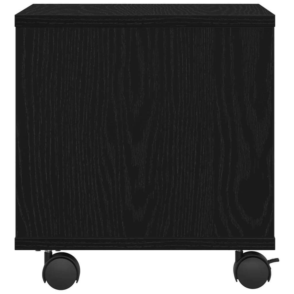 Druckerständer Schwarz Eichen-Optik 41 x 32 x 34,5 cm