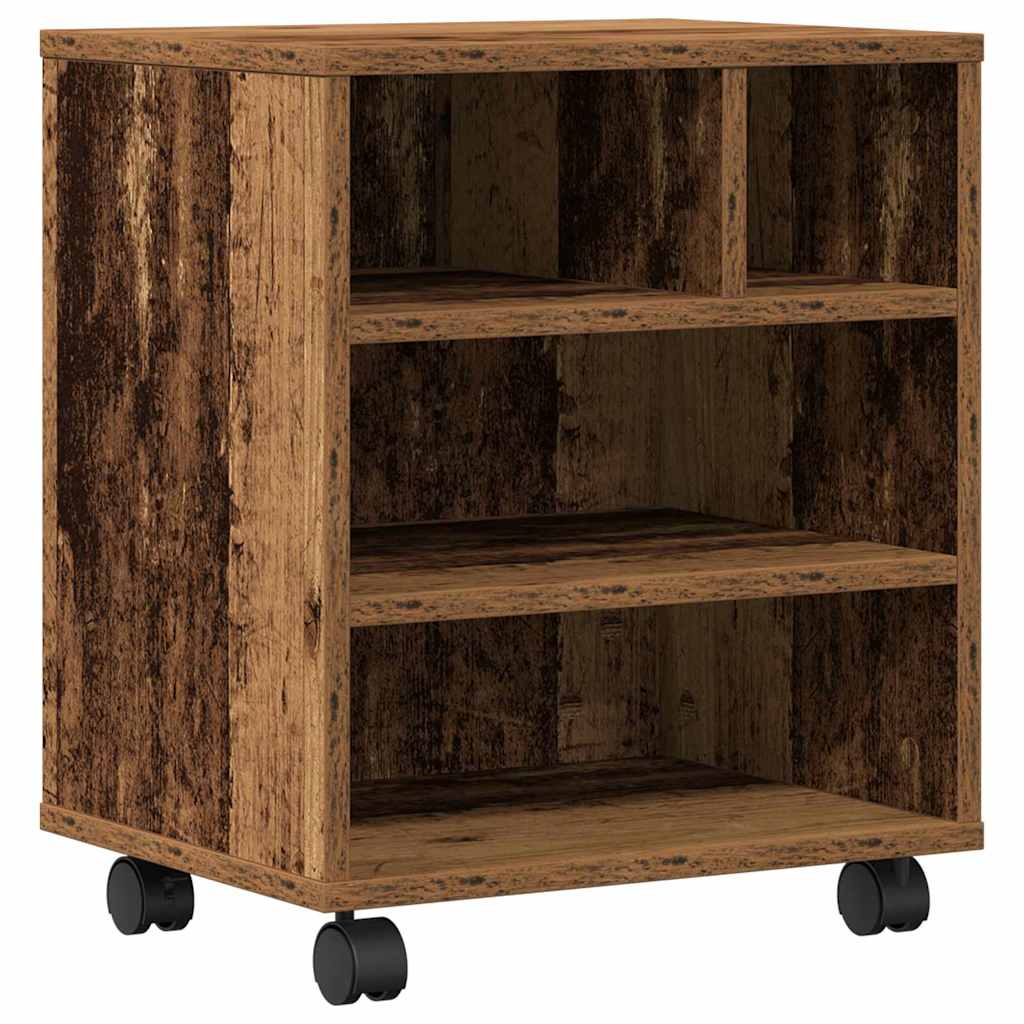 Druckerständer Altholz 41 x 32 x 48 cm Holzwerkstoff