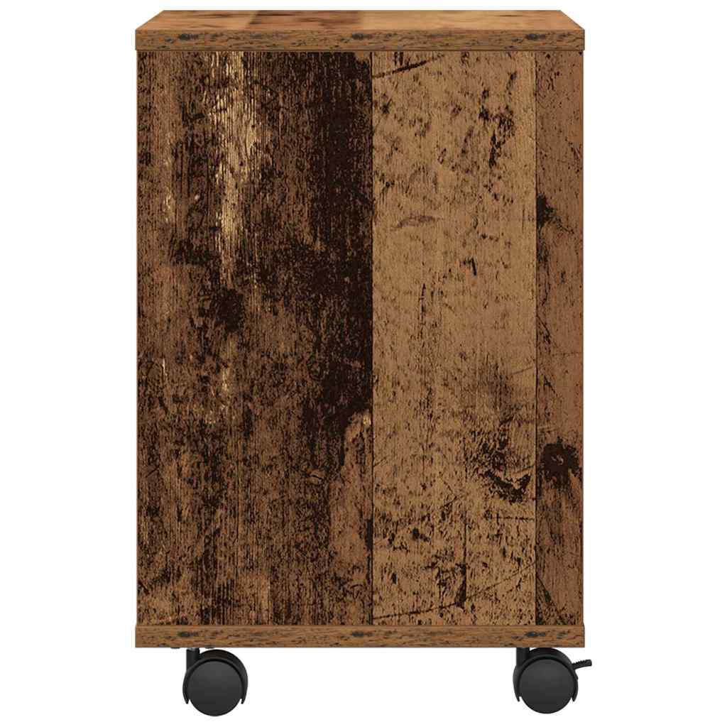 Druckerständer Altholz 41 x 32 x 48 cm Holzwerkstoff