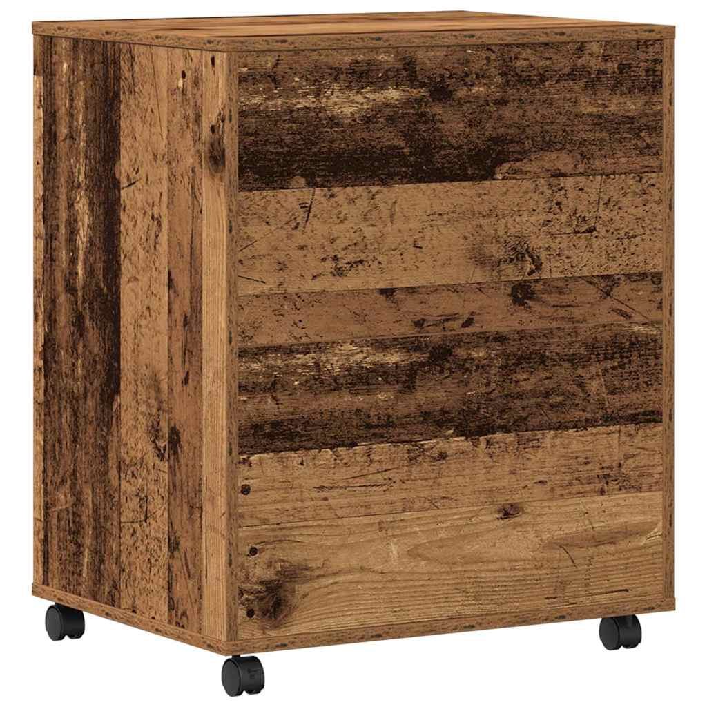 Druckerständer Altholz 60 x 48 x 74 cm Holzwerkstoff