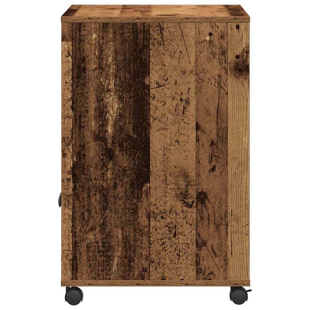 Druckerständer Altholz 60 x 48 x 74 cm Holzwerkstoff