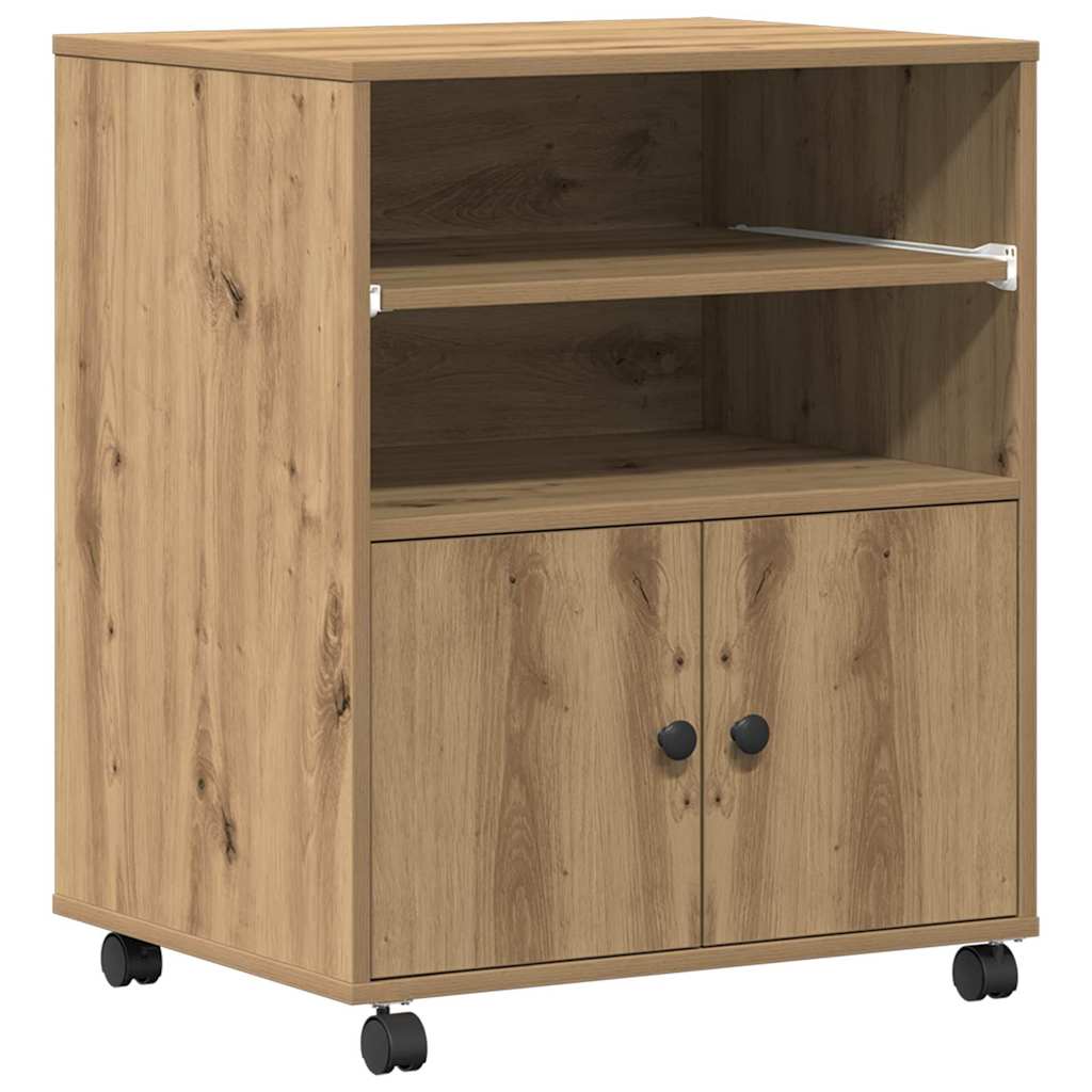 Druckerständer Artisan-Eiche 60 x 48 x 74 cm Holzwerkstoff