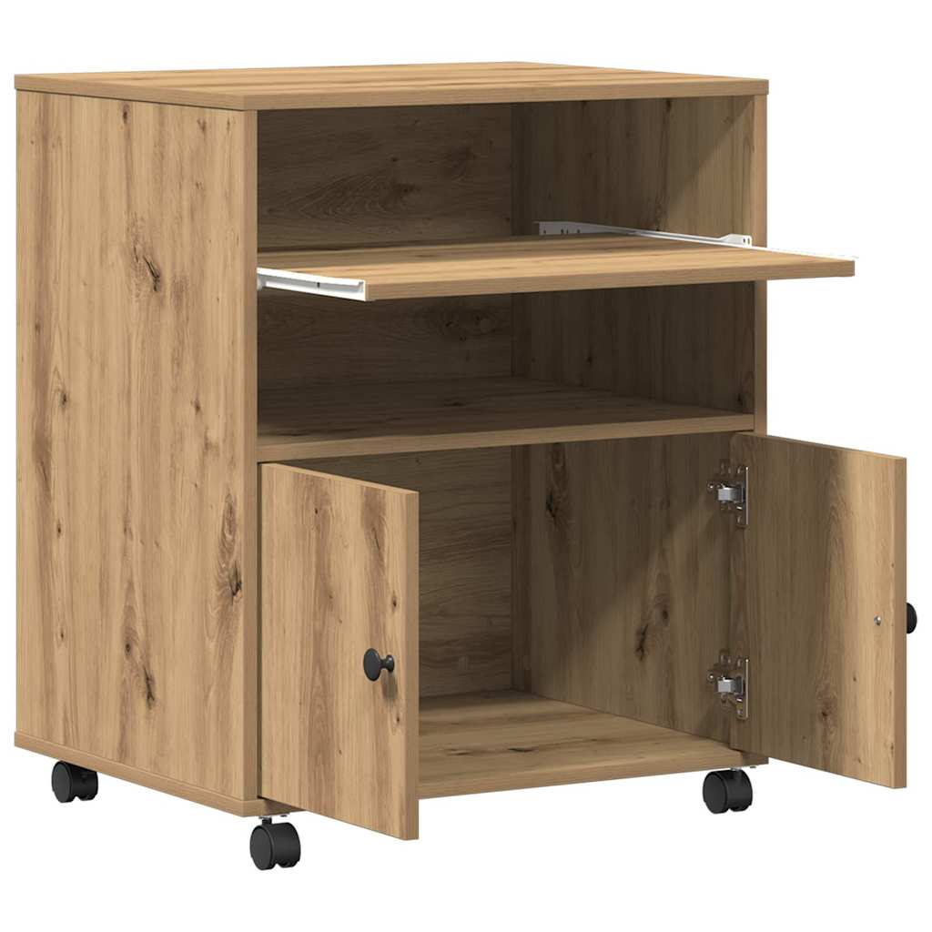 Druckerständer Artisan-Eiche 60 x 48 x 74 cm Holzwerkstoff