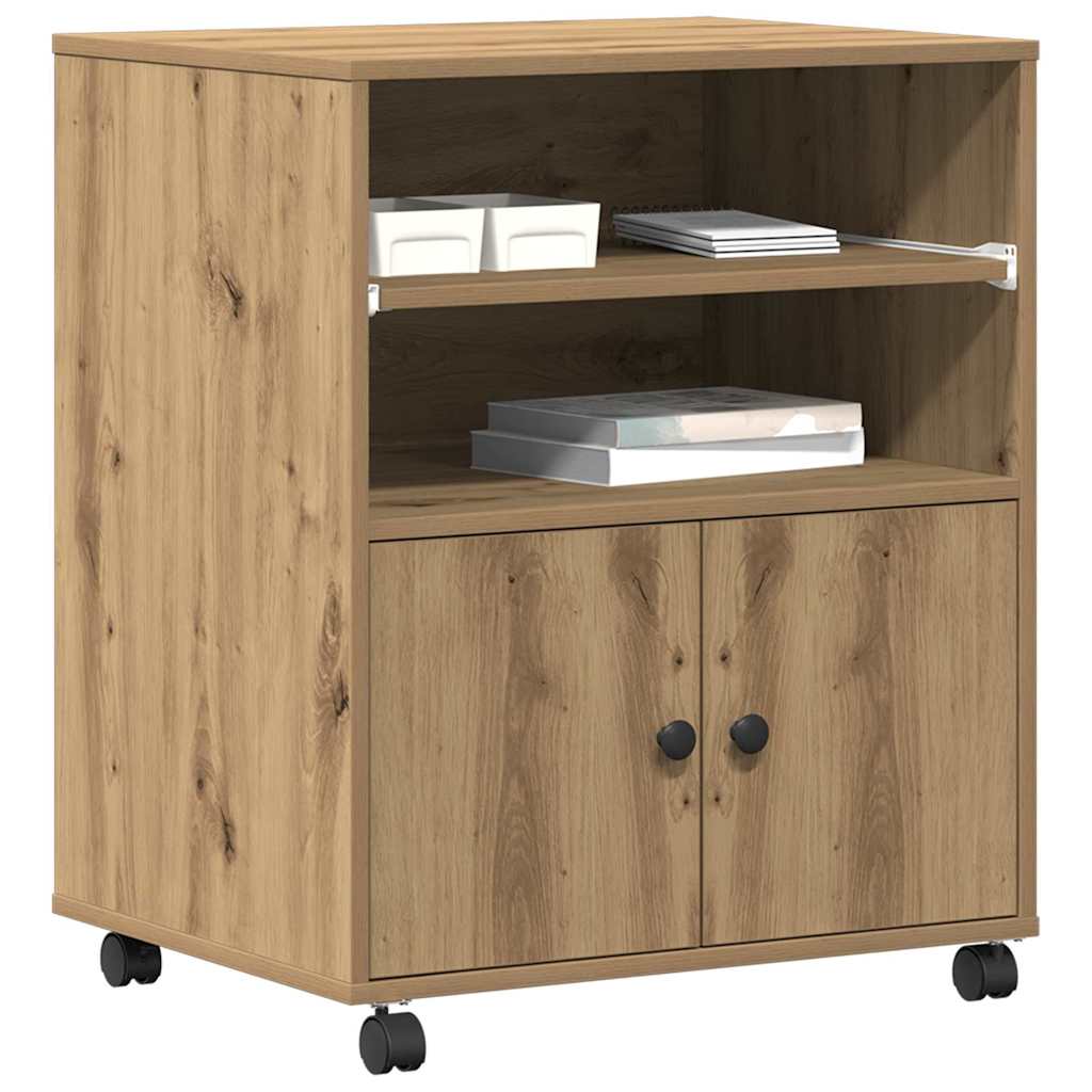 Druckerständer Artisan-Eiche 60 x 48 x 74 cm Holzwerkstoff