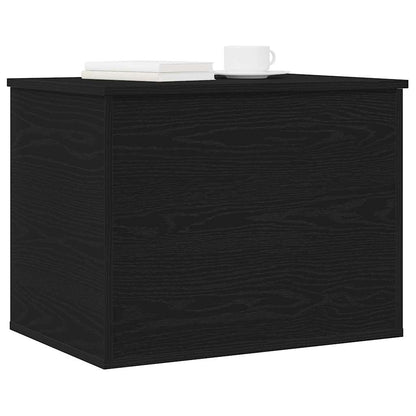 Aufbewahrungsbox Schwarz Eichen-Optik 60 x 42 x 46 cm