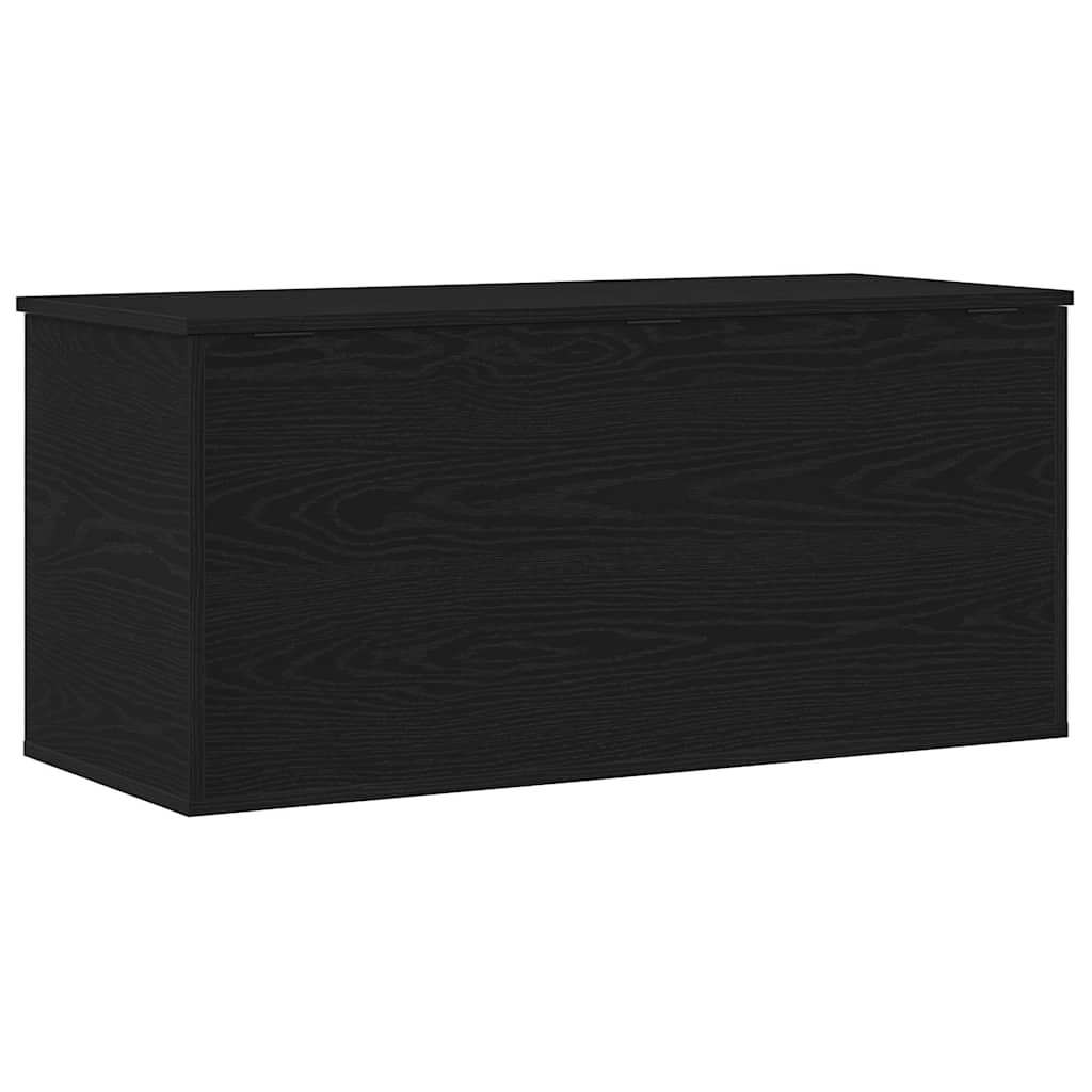 Aufbewahrungsbox Schwarz Eichen-Optik 100 x 42 x 46 cm