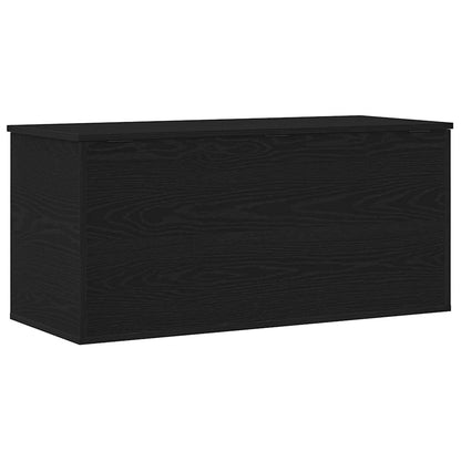 Aufbewahrungsbox Schwarz Eichen-Optik 100 x 42 x 46 cm