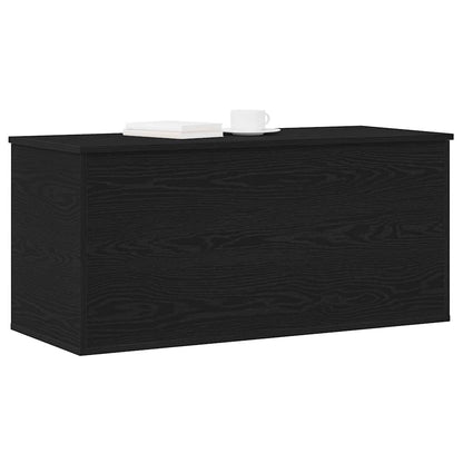 Aufbewahrungsbox Schwarz Eichen-Optik 100 x 42 x 46 cm
