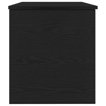 Aufbewahrungsbox Schwarz Eichen-Optik 100 x 42 x 46 cm