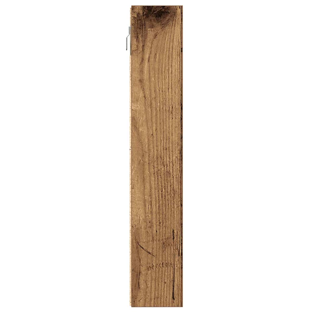 Vitrine Wandhalterung Altholz 100 x 8,5 x 50 cm Holzwerkstoff