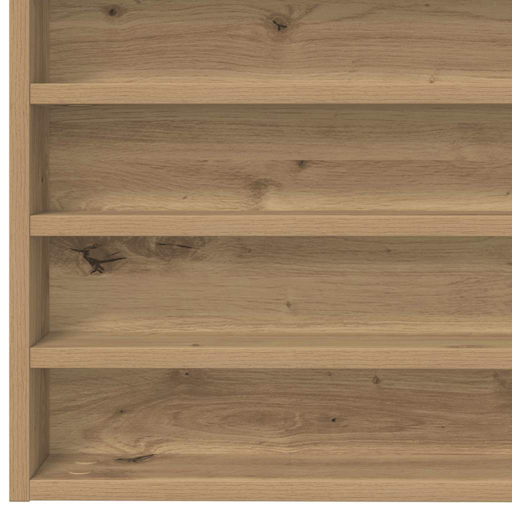 Vitrine Wandhalterung Artisan-Eiche 100 x 8,5 x 50 cm