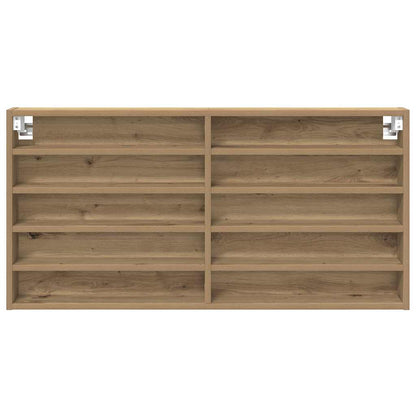Vitrine Wandhalterung Artisan-Eiche 100 x 8,5 x 50 cm