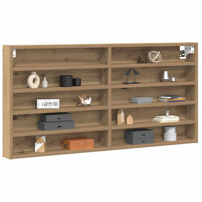 Vitrine Wandhalterung Artisan-Eiche 100 x 8,5 x 50 cm