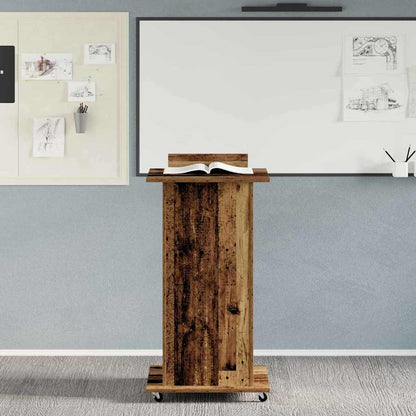 Podium Altholz Holzwerkstoff 55 x 55 x 107 cm