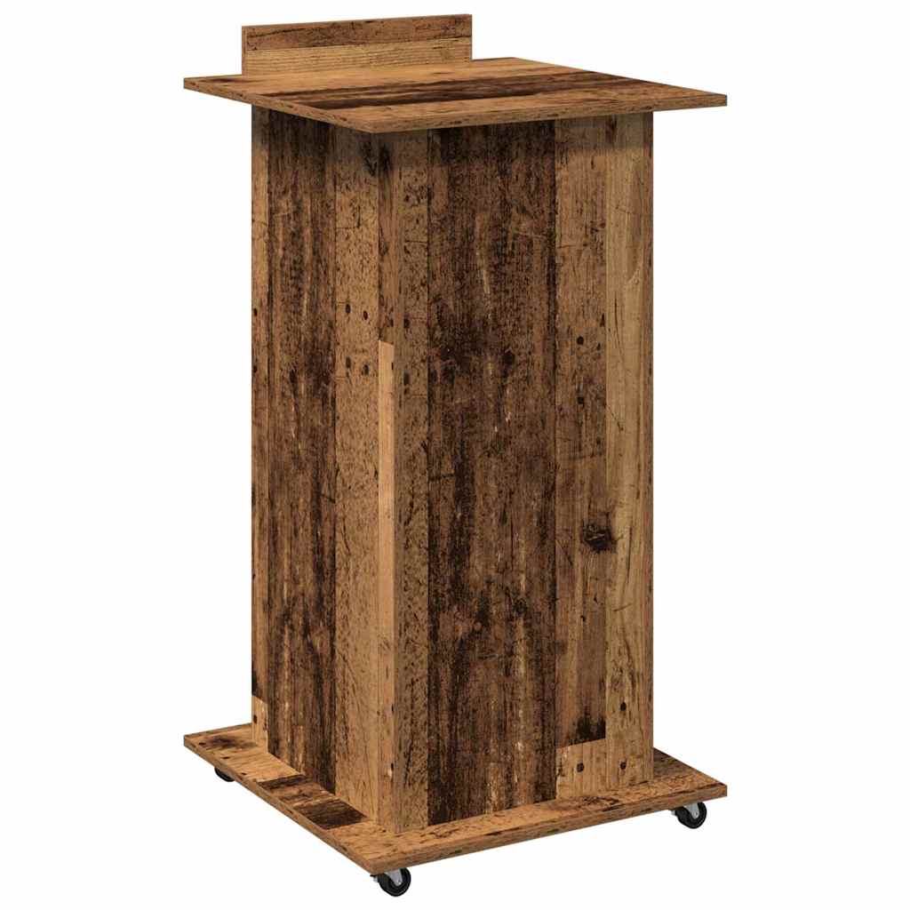 Podium Altholz Holzwerkstoff 55 x 55 x 107 cm