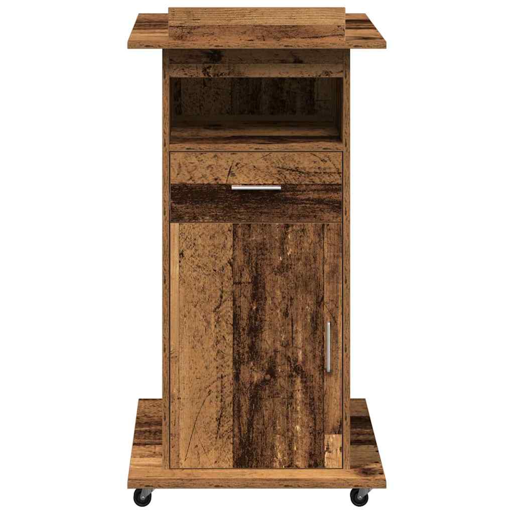 Podium Altholz Holzwerkstoff 55 x 55 x 107 cm