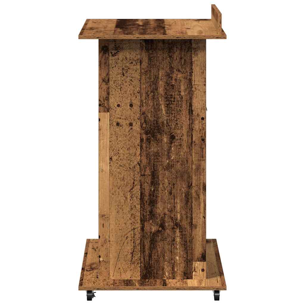 Podium Altholz Holzwerkstoff 55 x 55 x 107 cm