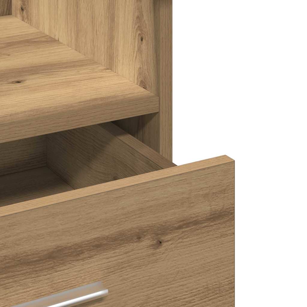 Podium Artisan-Eiche Holzwerkstoff 55 x 55 x 107 cm