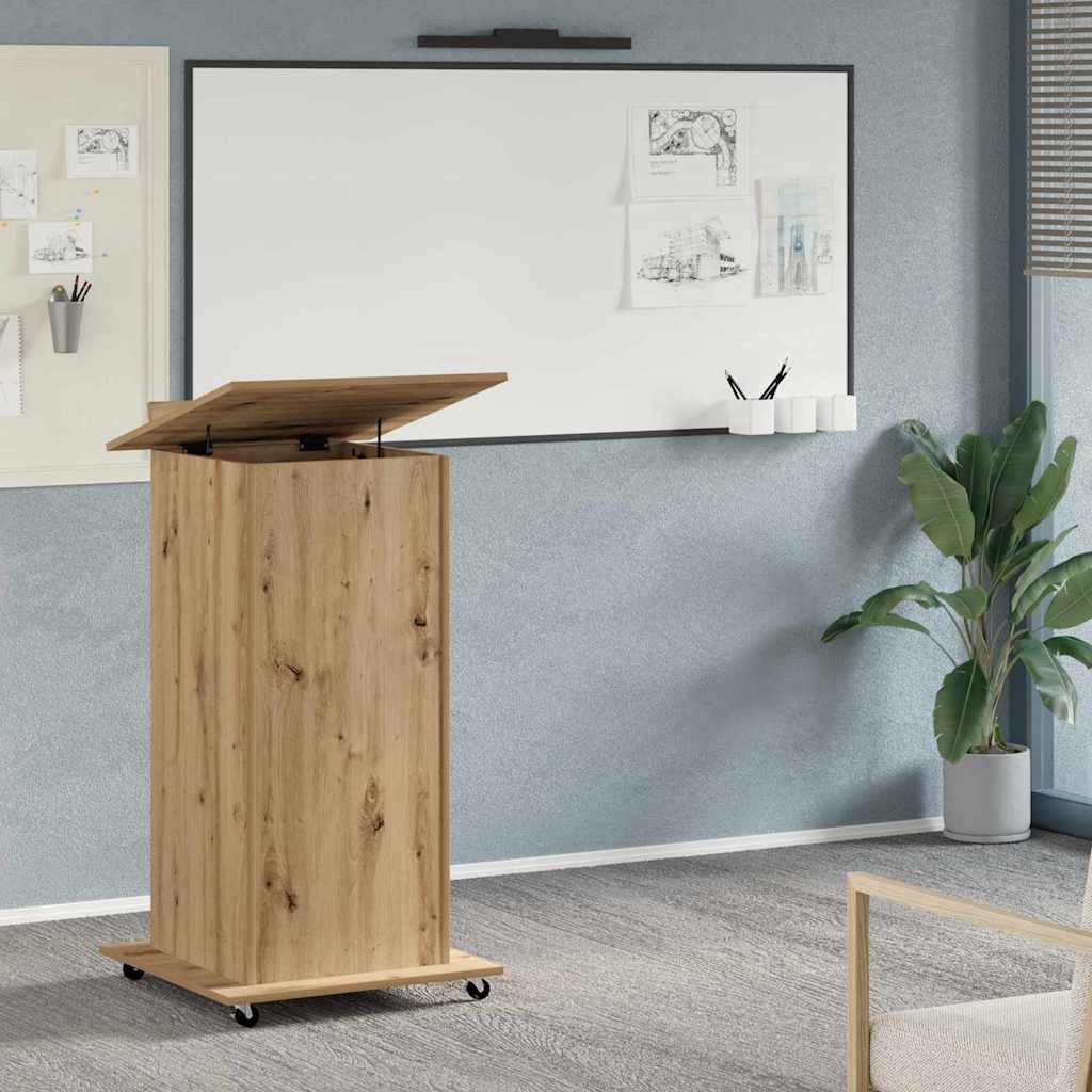 Podium Artisan-Eiche Holzwerkstoff 55 x 55 x 107 cm