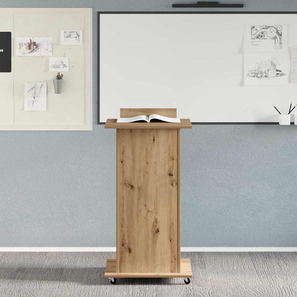 Podium Artisan-Eiche Holzwerkstoff 55 x 55 x 107 cm