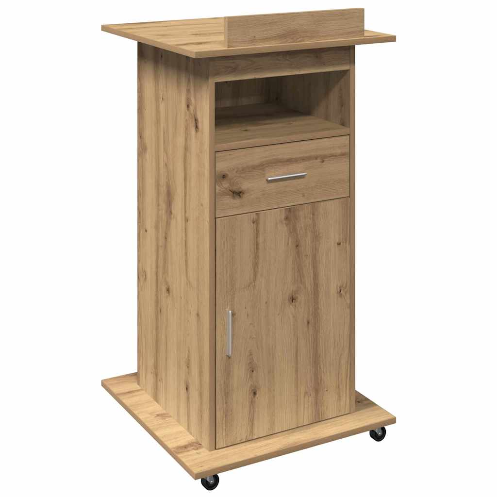 Podium Artisan-Eiche Holzwerkstoff 55 x 55 x 107 cm
