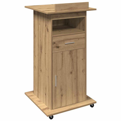 Podium Artisan-Eiche Holzwerkstoff 55 x 55 x 107 cm
