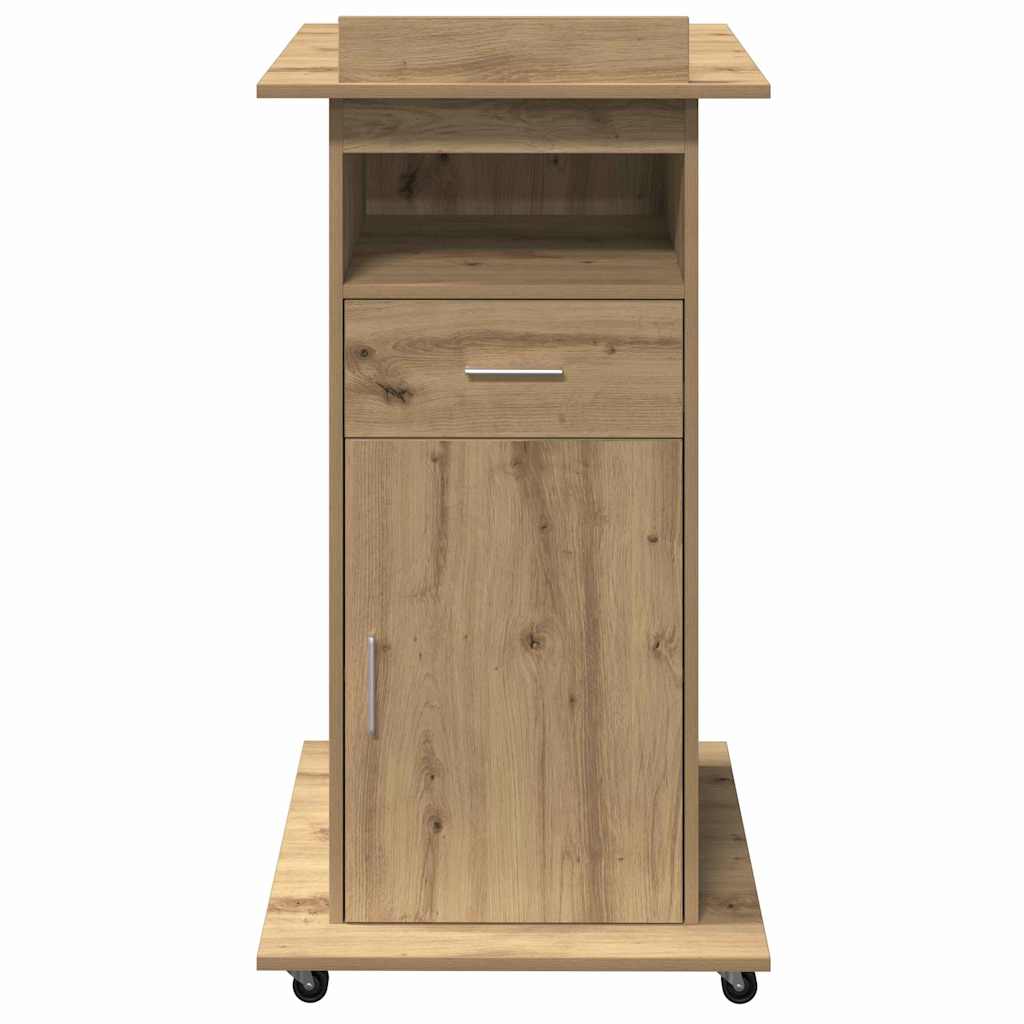 Podium Artisan-Eiche Holzwerkstoff 55 x 55 x 107 cm