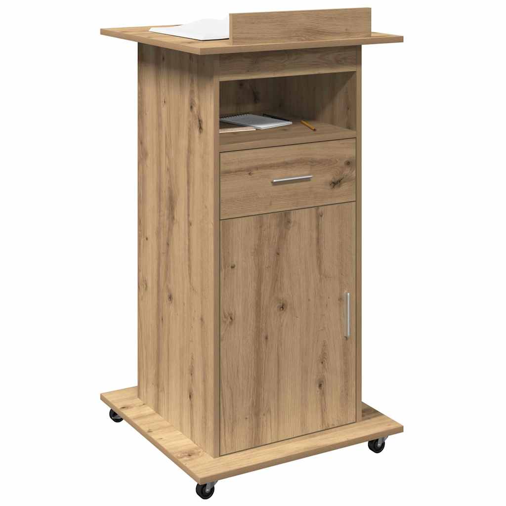 Podium Artisan-Eiche Holzwerkstoff 55 x 55 x 107 cm